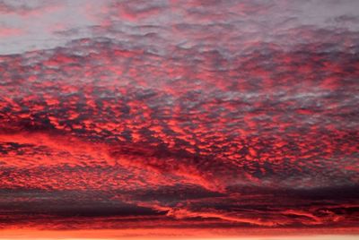 Full frame shot of orange sky