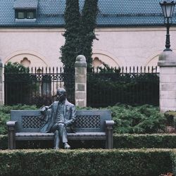 View of formal garden