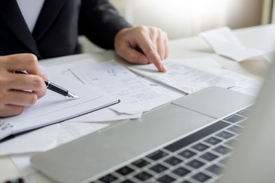 Business people working at desk