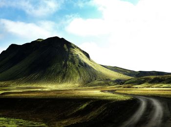 Scenic view of landscape against sky