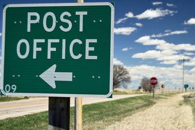 Directions to post office in rural america 