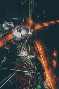 Close-up of illuminated lights