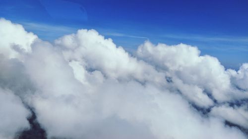 Low angle view of clouds in sky