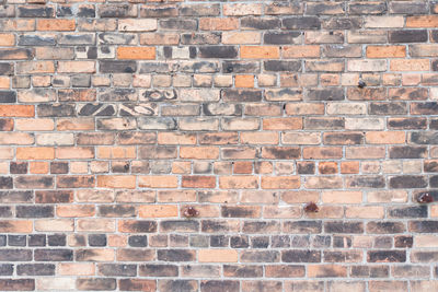 Full frame shot of brick wall