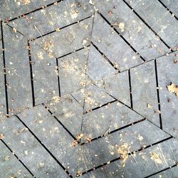 Full frame shot of tiled floor