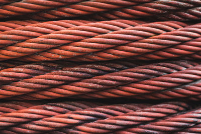 Full frame shot of ropes