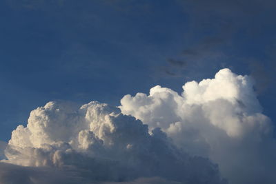 Low angle view of clouds in sky