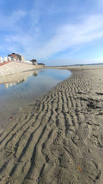 View of sand at beach