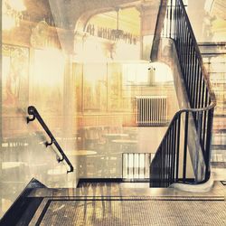 Staircase in building