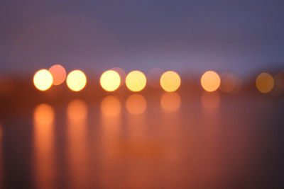 Close-up of illuminated street light