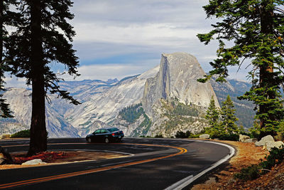 Half dome from glacier point, yosemite national park