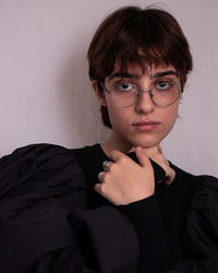 Portrait of young woman