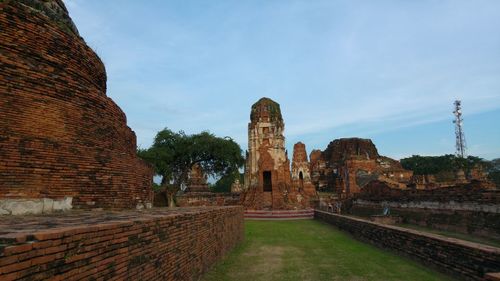 View of temple against sky