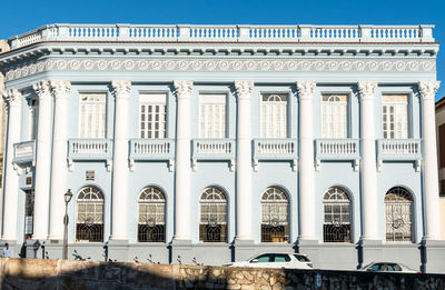 Facade of historic building