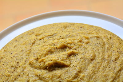 High angle view of meal served in plate