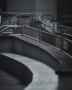 High angle view of staircase