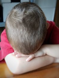 Close-up of baby hand