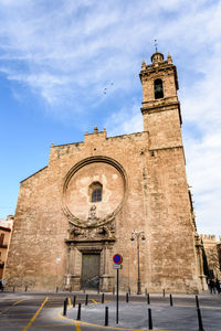 Low angle view of historical building against sky