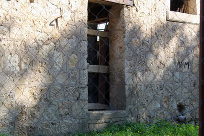 Window of old building