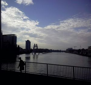 View of city at waterfront