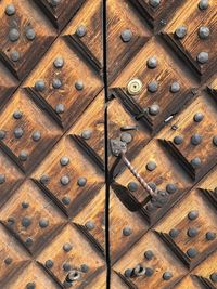 Full frame shot of closed door