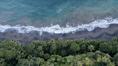 High angle view of townscape against sky