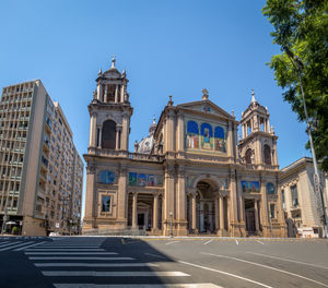 Low angle view of historical building