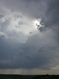 Low angle view of clouds in sky