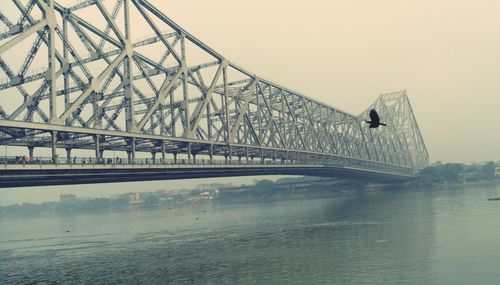Bridge over river in city