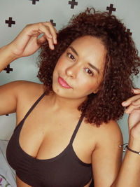 Portrait of woman smiling