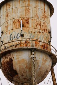 Rusty old water drops
