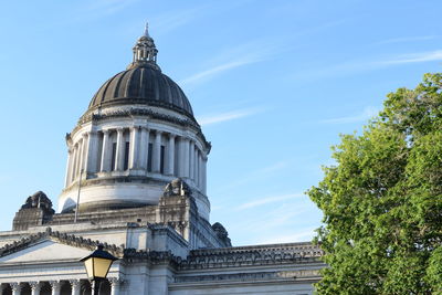 Low angle view of building against sky