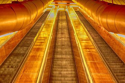 Railroad station platform