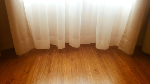 Close-up of curtain at home