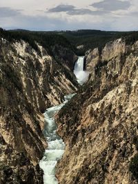 Artist point, yellowstone national park, wyoming, usa