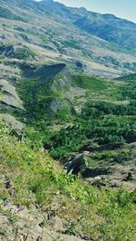 Scenic view of mountains