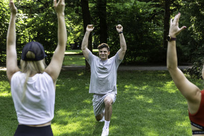 Group of people in the park