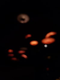 Defocused image of illuminated lights