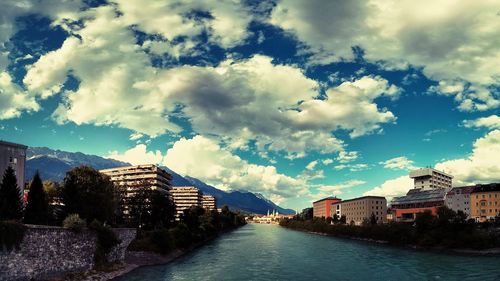 River with buildings in background