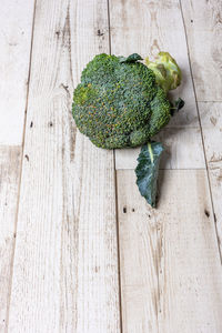 High angle view of chopped vegetables on table