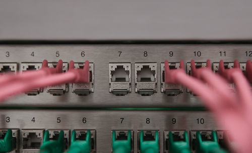 Close-up of computer keyboard