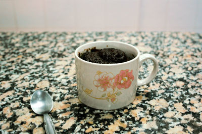 Close-up of tea on table