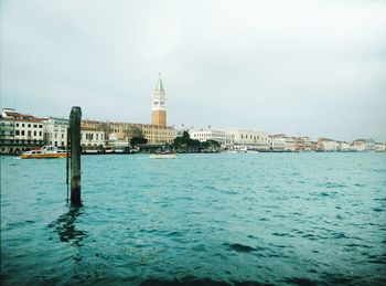 View of church at waterfront