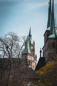 Low angle view of traditional building against sky