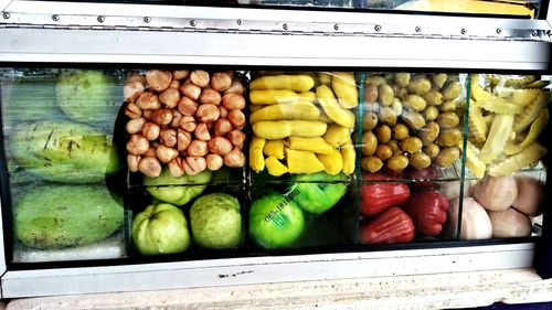 Close-up of fruits and vegetables