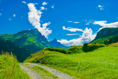 Scenic view of landscape against sky