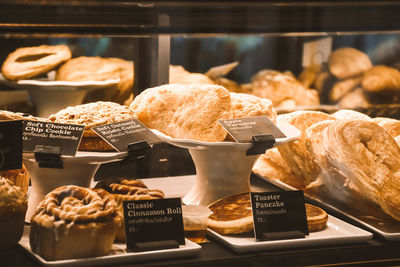 Close-up of food for sale at store