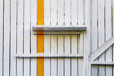 Full frame shot of door
