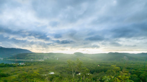 Scenic view of landscape against sky