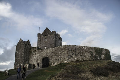 Low angle view of historic building against sky